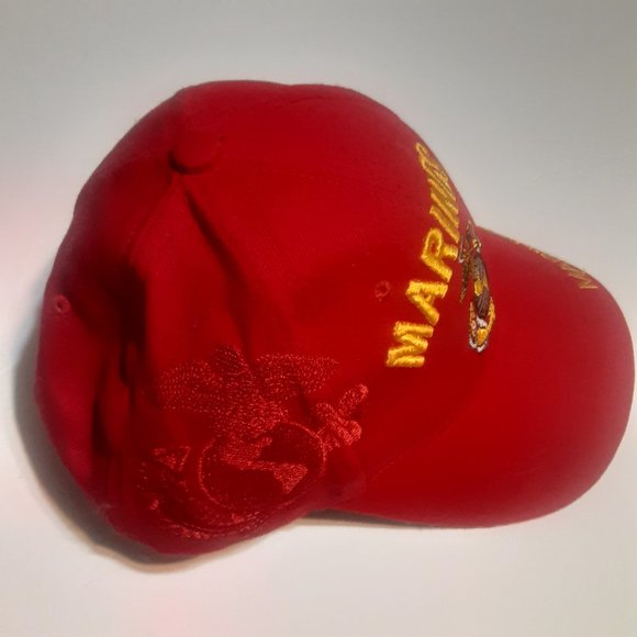 U.S. Marines Embroidered Hat/Cap OSFM - Picture 3 of 7